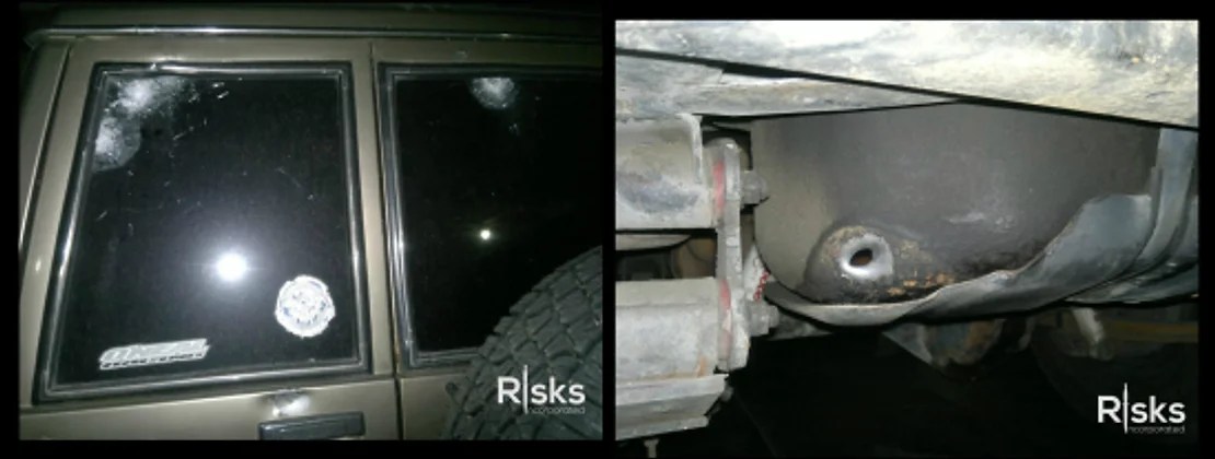 Security Driving in Hostile Environments - Shooting in Caracas, Venezuela.