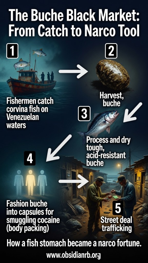 The Buche Black Market: How a Fish’s Stomach Became a Narco Fortune