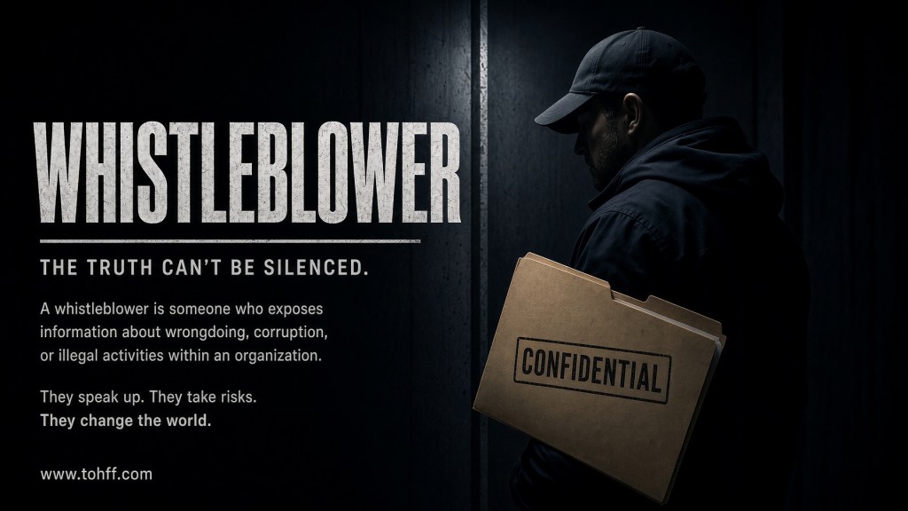 Whistleblowers - Corporate Security - The Police - Cover Ups